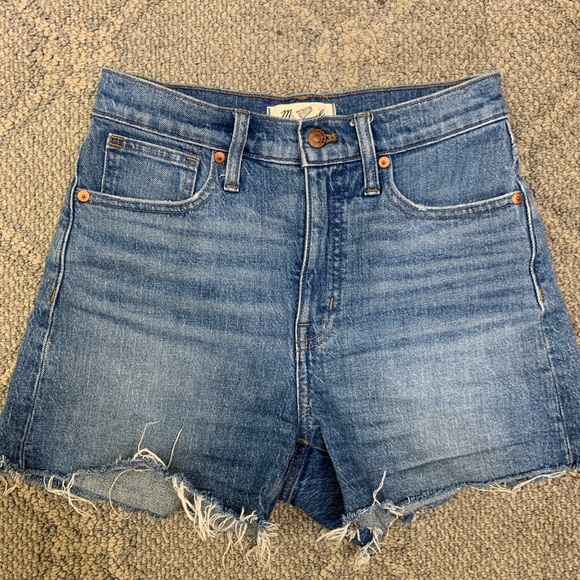 MADEWELL Hight Rise Denim Short - Picture 5 of 8